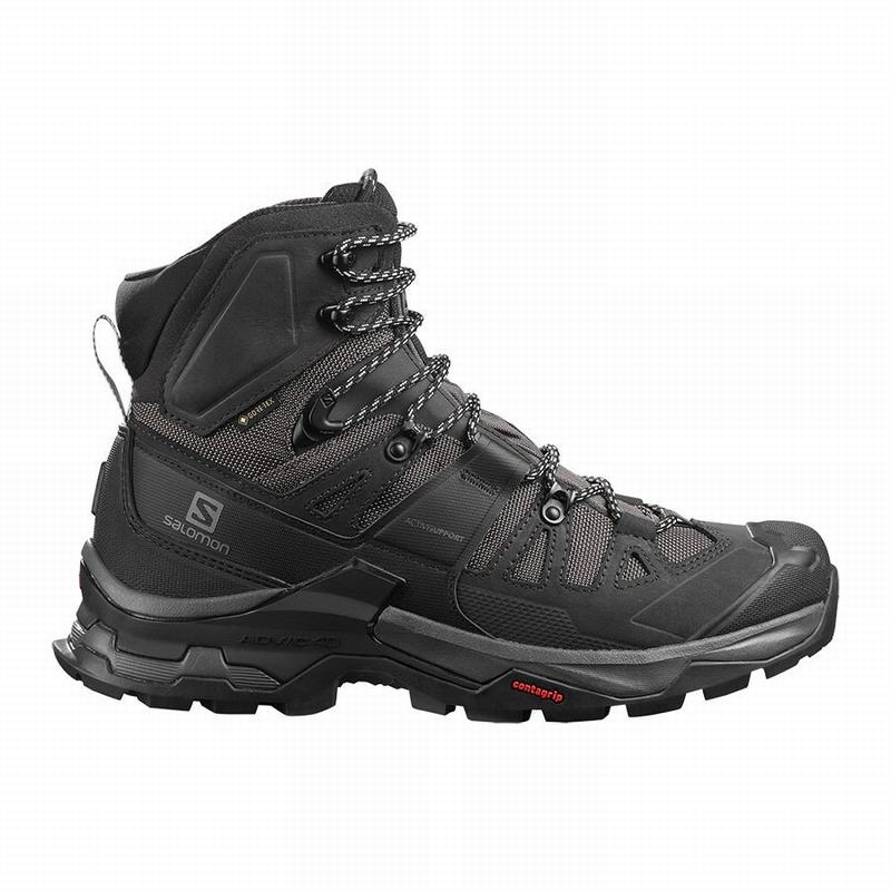 Salomon QUEST 4 GORE-TEX Botas De Montaña Hombre - Negras - Colombia (46039-UHLJ)